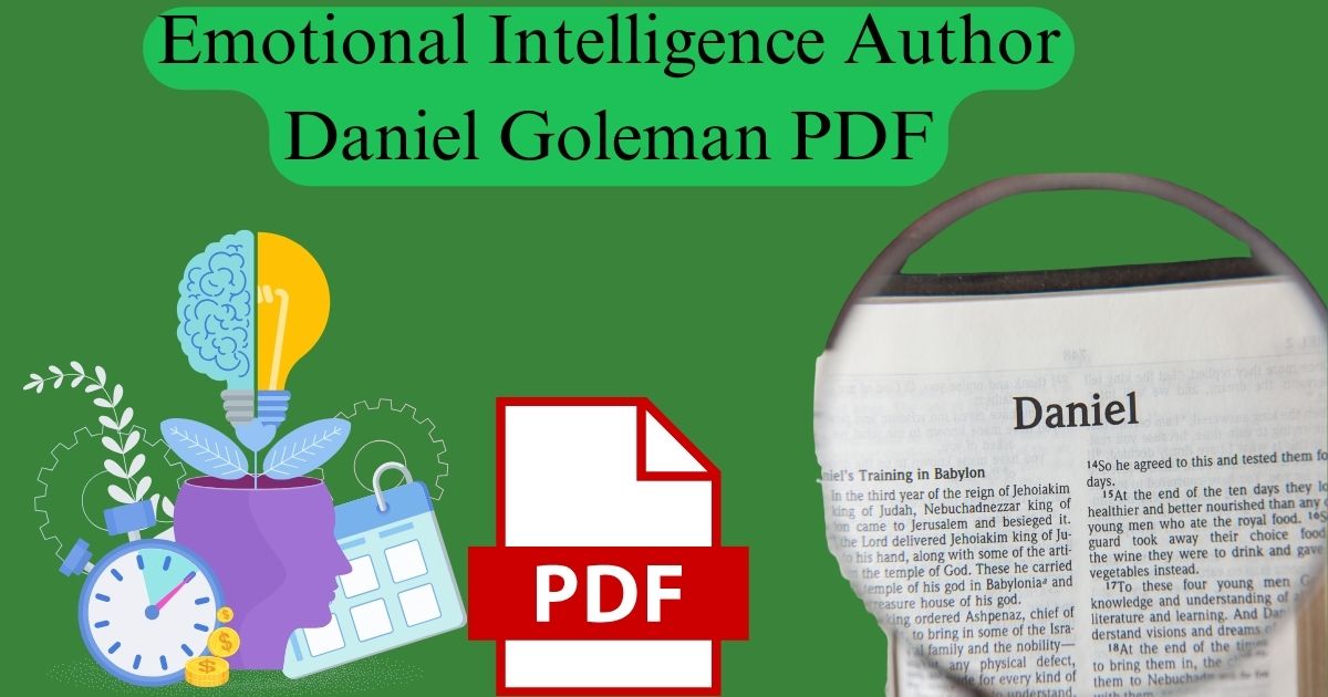 Emotional Intelligence Author Daniel Goleman PDF