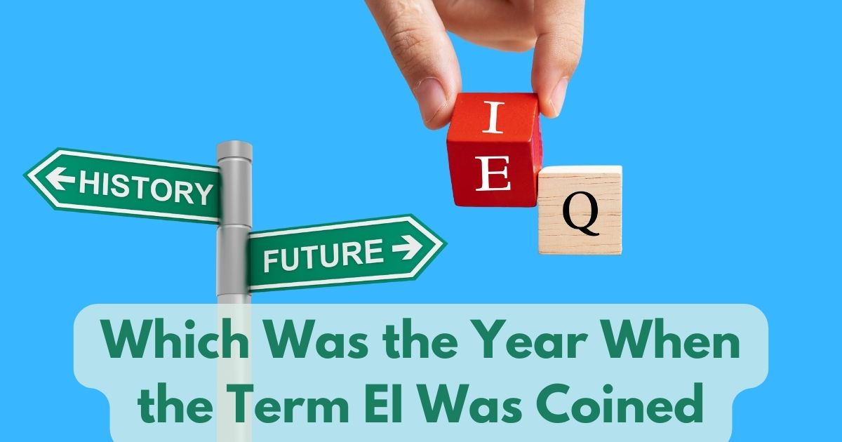 Which Was the Year When the Term EI Was Coined